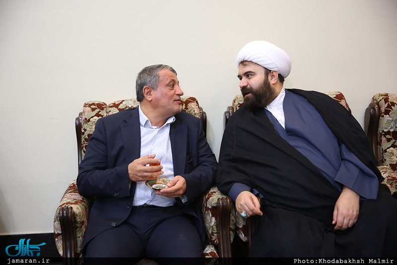 دیدار شهردار و اعضای شورای اسلامی شهر تهران با سید حسن خمینی