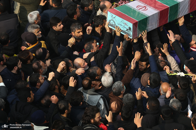 مراسم تشییع 200 شهید گمنام دفاع مقدس در تهران - 3