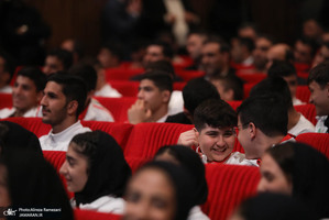 مراسم تجلیل از مدال آوران المپیک دانش آموزی