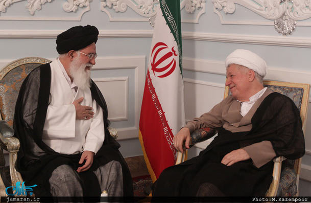 دیدارآیت الله علم الهدی با آیت الله هاشمی رفسنجانی +عکس