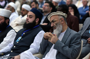 تجدید میثاق مهمانان سی و نهمین اجلاس وحدت اسلامی با آرمان‌های امام خمینی(س) -1