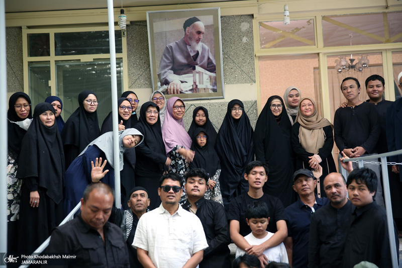 بازدید جمعی از زائرین ابا عبدالله الحسین از کشور اندونزی از جماران