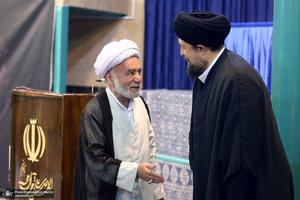 دیدار جمعی از جانبازان واقعه هفتم تیر با سید حسن خمینی