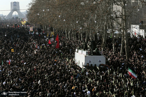 حضور میلیون ها تهرانی در تشییع پیکر مطهر سردار قاسم سلیمانی - 11