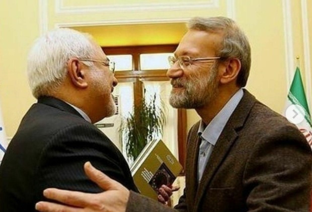  تقدیر ظریف از زحمات لاریجانی به عنوان رییس سه دوره مجلس