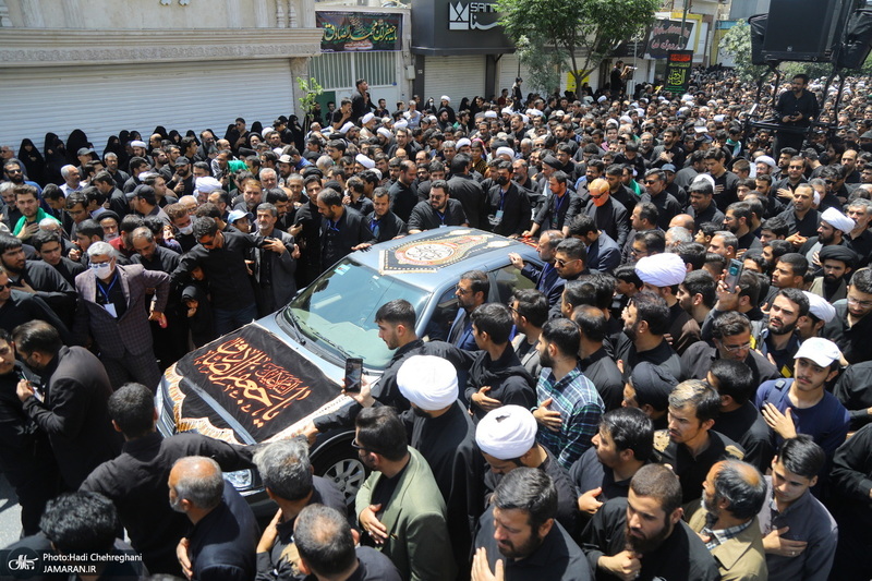 دسته عزاداری روز شهادت امام صادق (ع) با حضور آیت الله العظمی وحید خراسانی