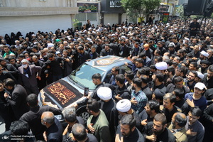 دسته عزاداری روز شهادت امام صادق (ع) با حضور آیت الله العظمی وحید خراسانی