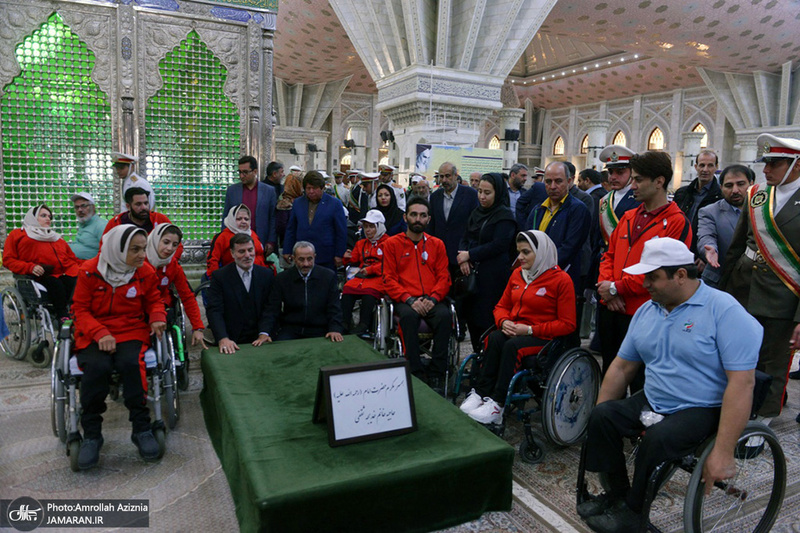تجدید میثاق ورزشکاران جانباز و معلول استان تهران با آرمان های حضرت امام خمینی(س)
