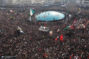 حضور میلیون ها تهرانی در تشییع پیکر مطهر سردار قاسم سلیمانی - 3