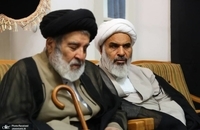مراسم شکستن مهر مرحوم آیت‌الله‌العظمی شبیری زنجانی  (1)