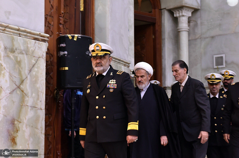تجدید میثاق فرمانده و پرسنل نیروی دریایی ارتش جمهوری اسلامی ایران با آرمان‌های امام خمینی(س)