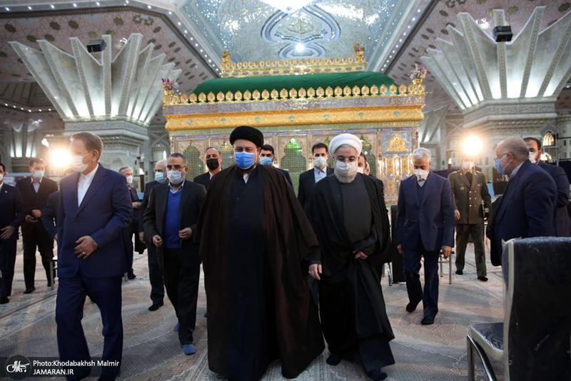 تجدید میثاق رئیس جمهور و اعضای هیأت دولت با آرمان‌های حضرت امام(س)