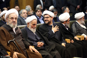 مراسم چهلمین روز درگذشت آیت الله بجنوردی در دائره المعارف بزرگ اسلامی - 3