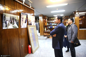 بازدید عبدالکریم حسین‌زاده، معاون امور توسعه روستایی و مناطق محروم کشور  از بیت امام خمینی (س) در جماران