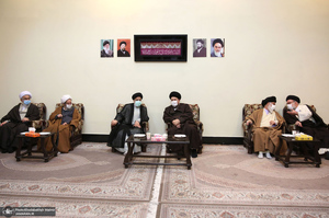 حاشیه تجدید میثاق هیأت رئیسه و اعضای مجلس خبرگان رهبری با آرمان های امام خمینی(س)