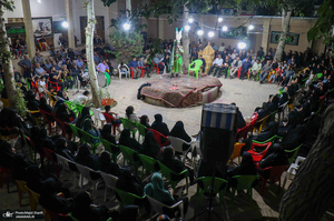 آخرین شب مجلس تعزیه خوانی در بیت تاریخی حضرت امام خمینی (س) در خمین