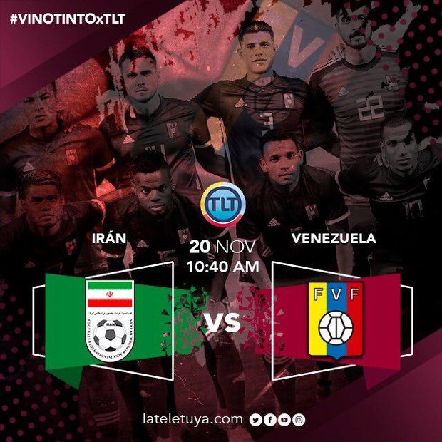 پوستر بازی ایران و ونزوئلا در شبکه TLT +عکـس
