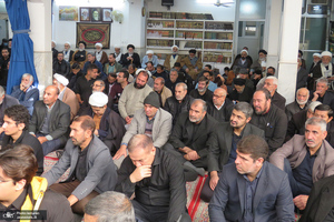 عزاداری شهادت حضرت زهرا (س) در دفتر آیت الله العظمی صانعی (ره)