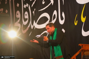 مراسم عزاداری سالروز شهادت امام جعفر صادق (ع) در مسجد اعظم قم