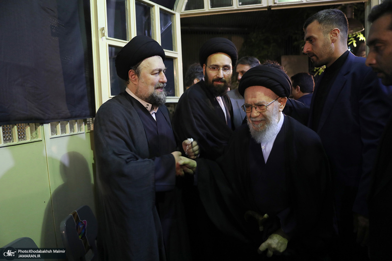 مراسم بزرگداشت همسر آیت الله موسوی بجنوردی (ره) در حسینیه شماره یک جماران-4