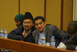 دیدار اساتید و روسای دانشگاه های کشورهای اسلامی با آیت الله العظمی جوادی آملی‎