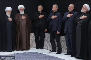 مراسم عزاداری شب شهادت حضرت زهرا (س) در حسینیه امام خمینی(ره)