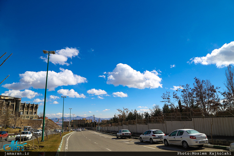 آسمان زیبای امروز تهران (96/11/25)