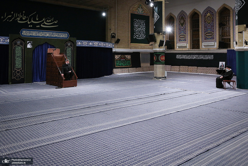 عزاداری شام شهادت حضرت زهرا (س) در حسینیه امام خمینی