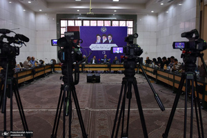 نشست خبری محمدعلی انصاری دبیر ستاد مرکزی بزرگداشت امام خمینی (س) - 2