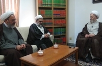 دیدار اعضای شورای سیاستگذاری همایش وکلای شرعی امام خمینی(س) با آیت‌الله سبحانی