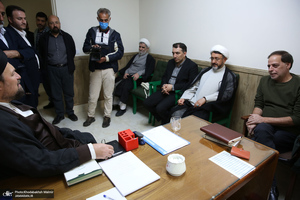 بازدید سید حسن خمینی از موسسه تنظیم و نشر آثار امام خمینی (س)