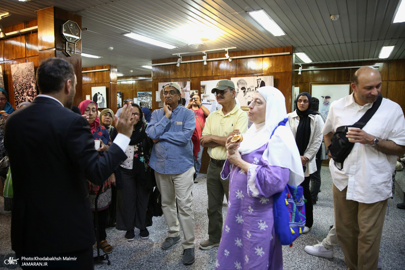 بازدید جمعی از گردشگران کشورهای  هند، پاکستان ، کانادا  مقیم در آمریکا
