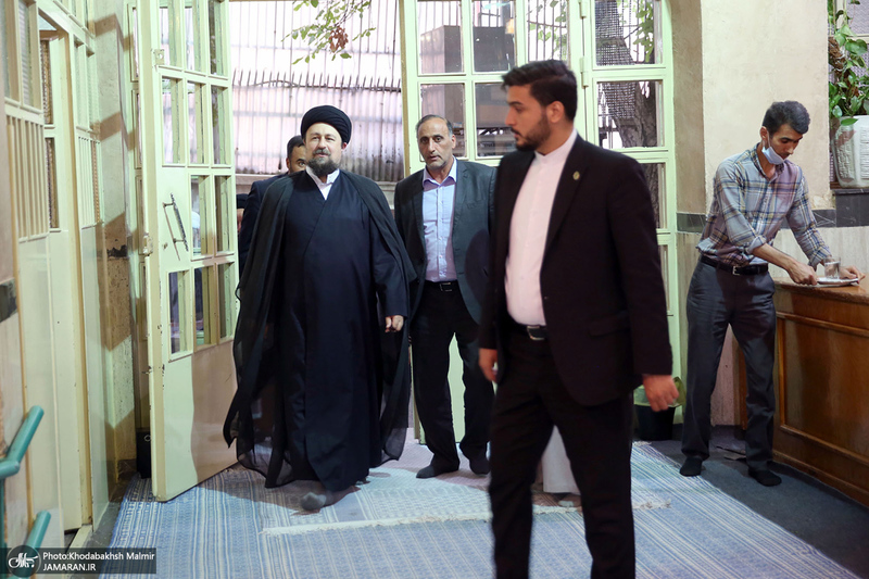 دیدار جمعی از جانبازان واقعه هفتم تیر با سید حسن خمینی