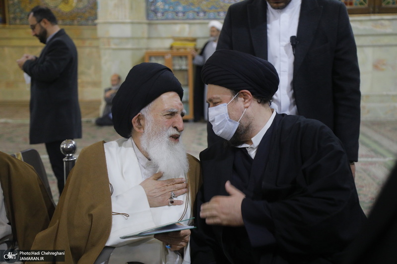 مراسم بزرگداشت آیت الله موسوی بجنوردی (ره) در قم - 1