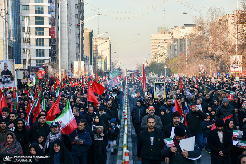حضور میلیون ها تهرانی در تشییع پیکر مطهر سردار قاسم سلیمانی - 6 