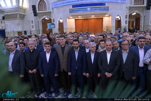 تجدید میثاق وزیر، معاونان و کارکنان وزارت ارتباطات و فناوری اطلاعات با آرمان امام خمینی(س)