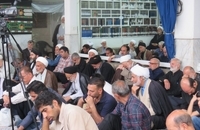 مراسم روز شهادت امام محمد باقر (ع) در دفتر آیت‌الله‌العظمی صانعی (3)