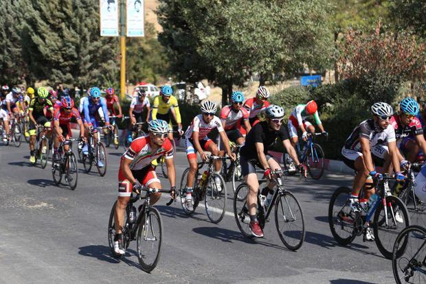 رقابت های جایزه بزرگ دوچرخه سواری کشور در مریوان پایان یافت
