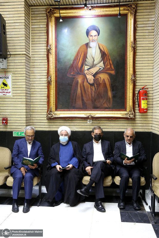 مراسم ختم مادر عیسی کلانتری با حضور چهره های سیاسی