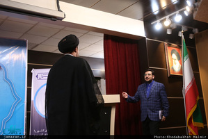 حضور سید حسن خمینی در در سومين جلسه شوراي اداري شهرستان شميرانات