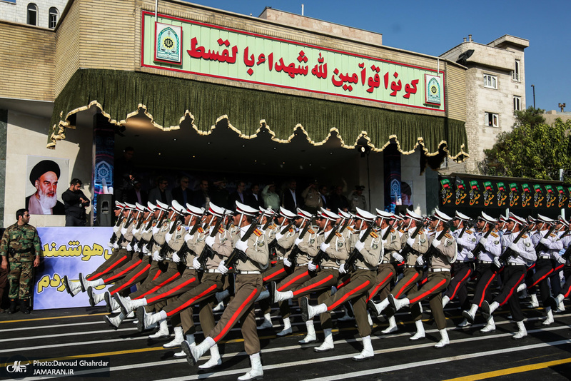 مراسم صبحگاه عمومی نیروی انتظامی تهران بزرگ