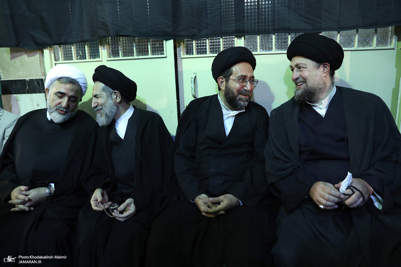 مراسم بزرگداشت همسر آیت الله موسوی بجنوردی (ره) در حسینیه شماره یک جماران-4