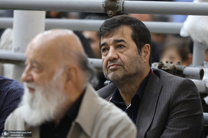 حضور شخصیت‌های سیاسی و مسئولان کشوری و لشکری در مراسم سالگرد ارتحال حضرت امام خمینی (س) -3