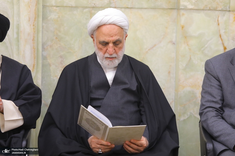 مراسم بزرگداشت شهیدان «علی رازینی» و «محمد مقیسه» در مسجد اعظم قم‎