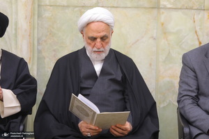 مراسم بزرگداشت شهیدان «علی رازینی» و «محمد مقیسه» در مسجد اعظم قم‎