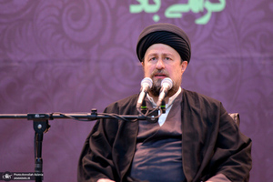 مراسم شب میلاد حضرت زهرا (س) و فرزند برومندش حضرت روح الله در حرم امام خمینی