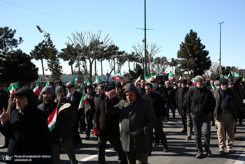 مراسم چهل‌ویکمین سالگرد پیروزی انقلاب اسلامی در میدان آزادی