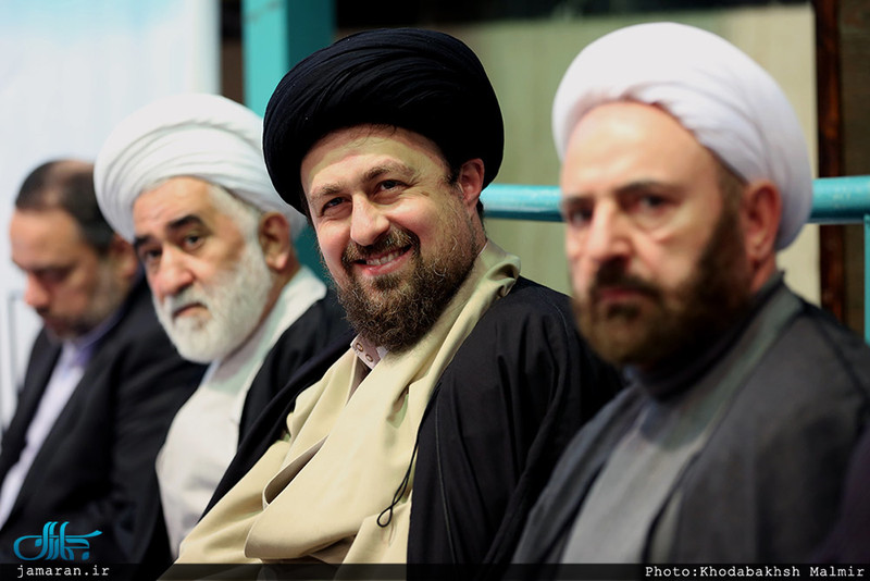 دیدار استاندار و جمعی از مدیران استان تهران با سید حسن خمینی