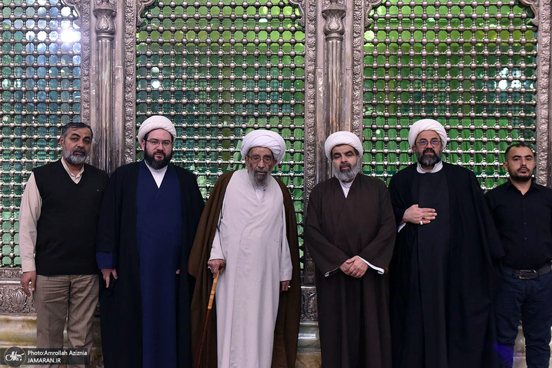 آئین هم عهدی بانوان مراکز تعالی طرح شهید آرمان علی وردی در حرم امام خمینی