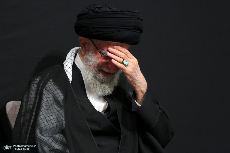 آخرین شب مراسم عزاداری حضرت اباعبدالله الحسین (ع) در حسینیه امام خمینی